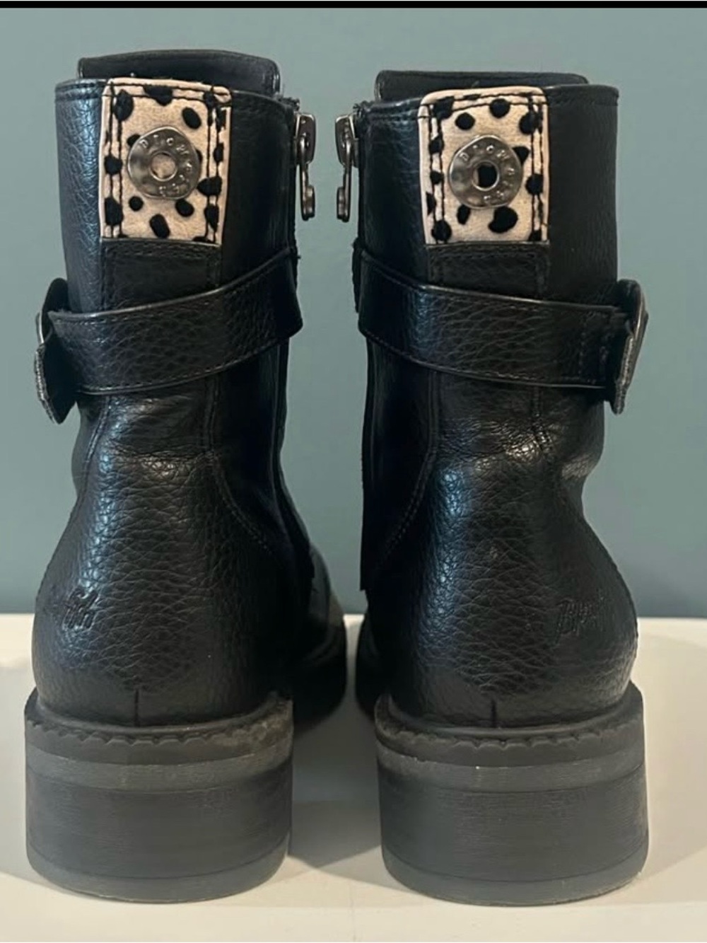 Blowfish Zip Up Combat Boots Size 7